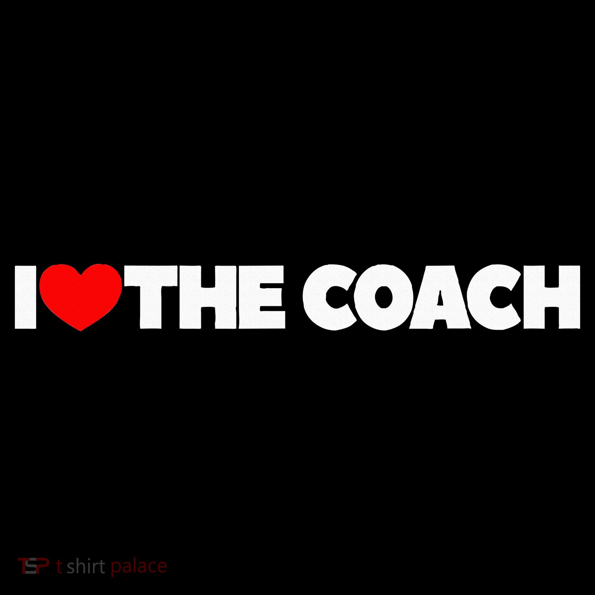 I Love The Coach Ornament