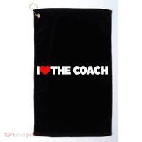 I Love The Coach Golf Towel thumb 0