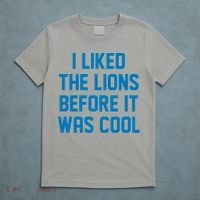 I Liked The Lions Before It Was Cool Detroit Football Sport Fan T-Shirt thumb 5
