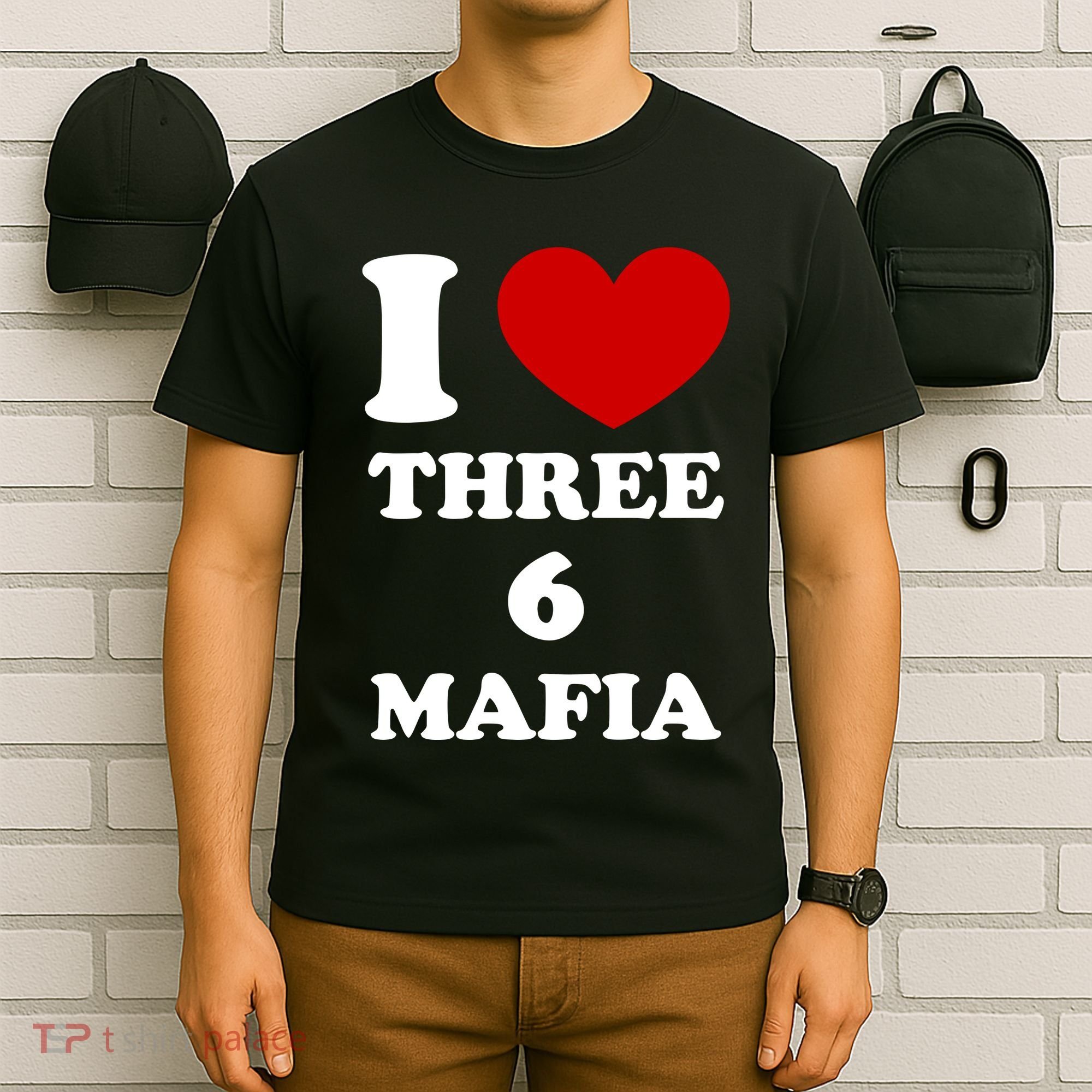 I Love Three 6 Mafia Limited T-Shirt