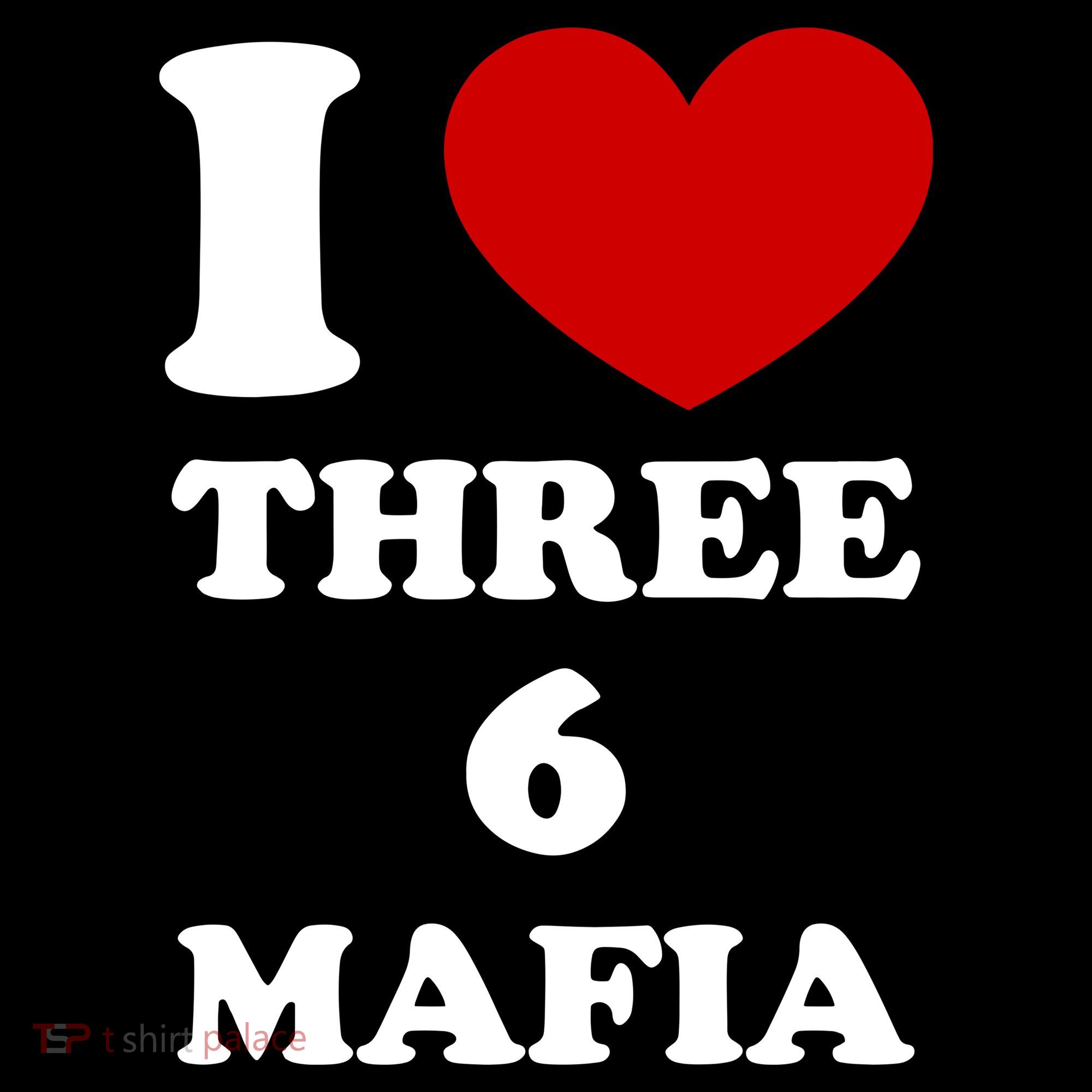 I Love Three 6 Mafia Limited Women's Hoodie