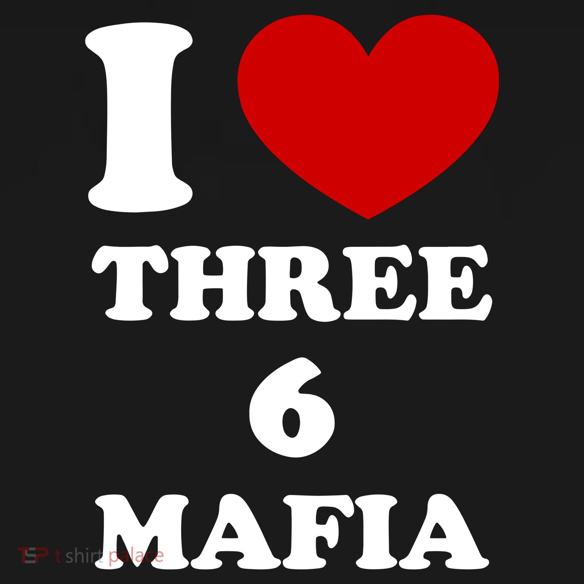 I Love Three 6 Mafia Limited Women's Tank Top