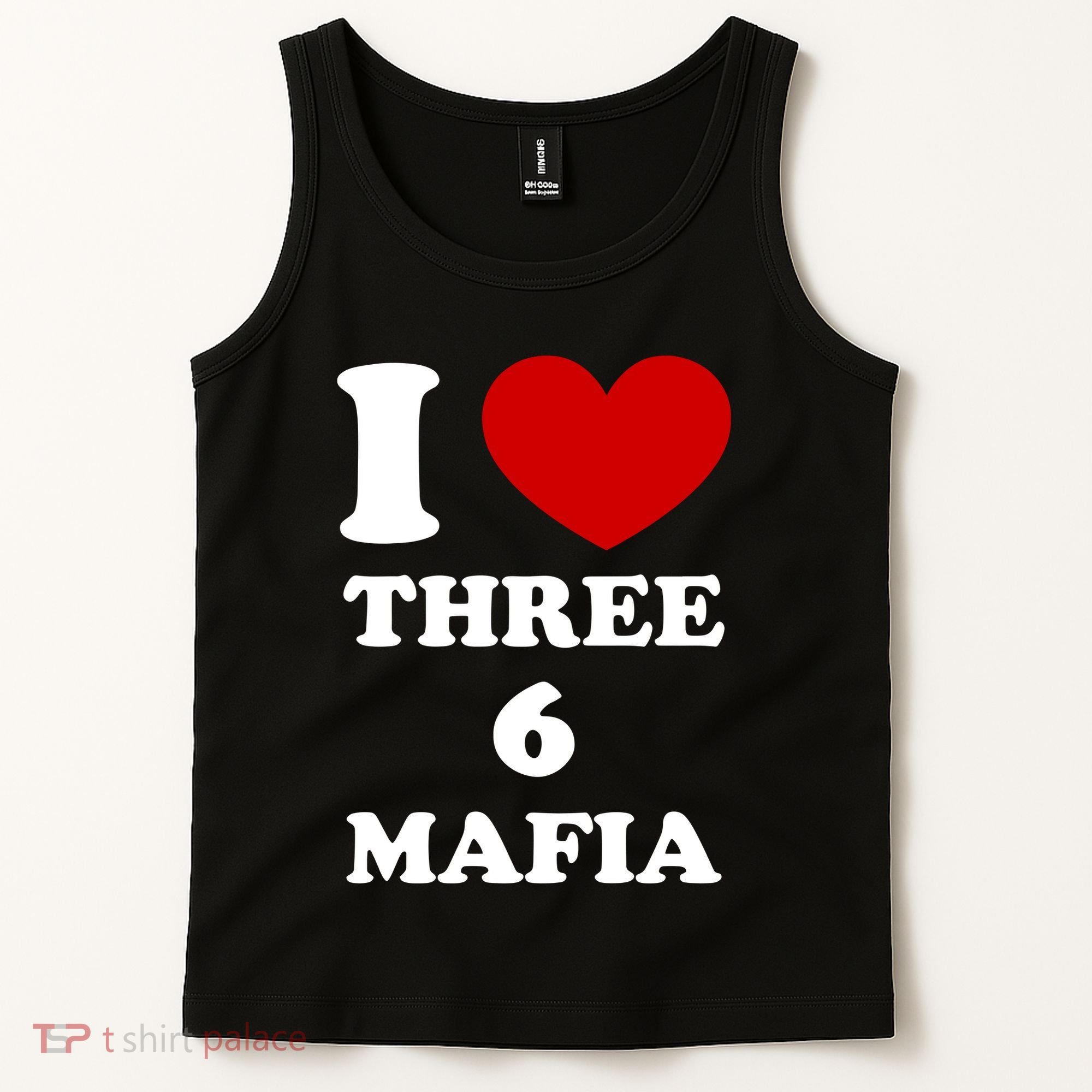 I Love Three 6 Mafia Limited Tank Top