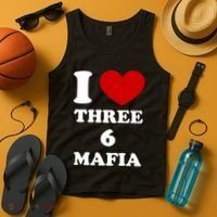 I Love Three 6 Mafia Limited Tank Top thumb 4