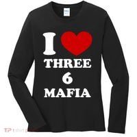 I Love Three 6 Mafia Limited Women's Long Sleeve Shirt thumb 0