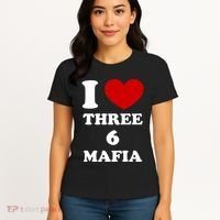 I Love Three 6 Mafia Limited Women's T-Shirt thumb 4