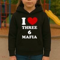 I Love Three 6 Mafia Limited Kids Hoodie thumb 3