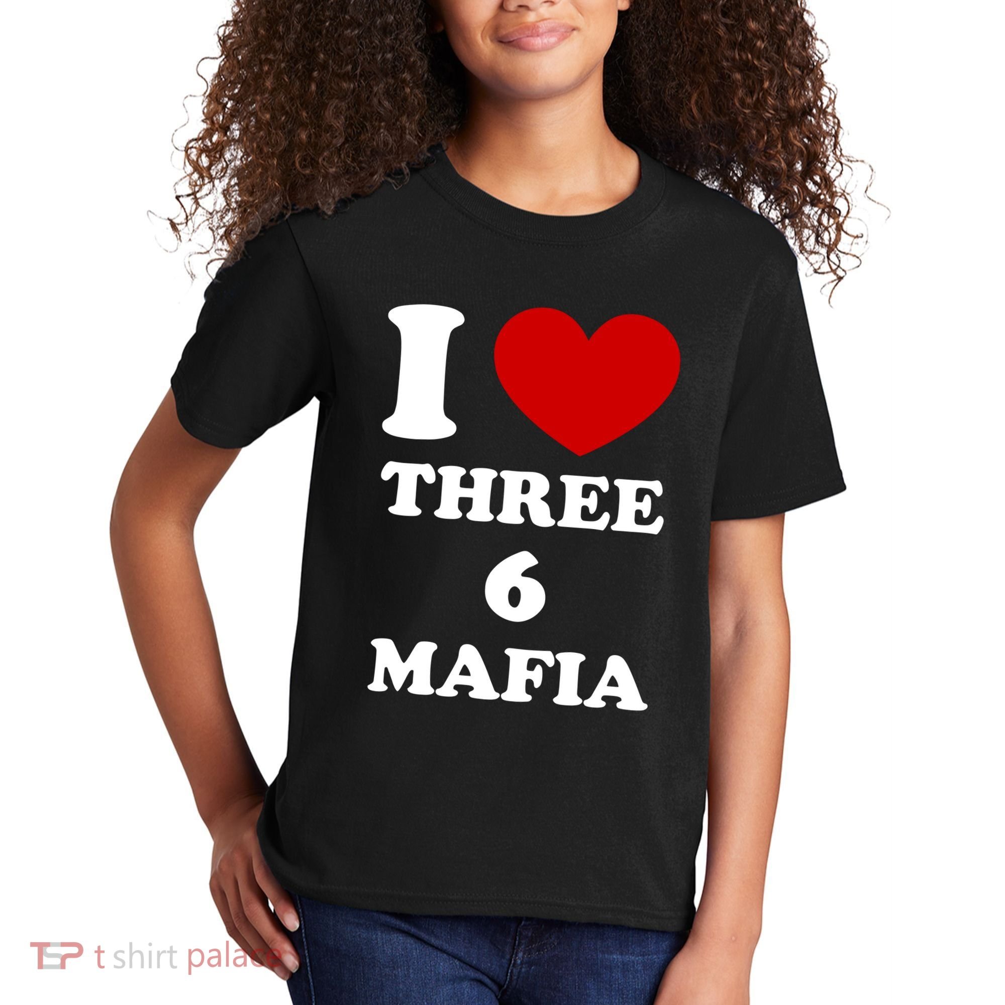 I Love Three 6 Mafia Limited Kids T-Shirt