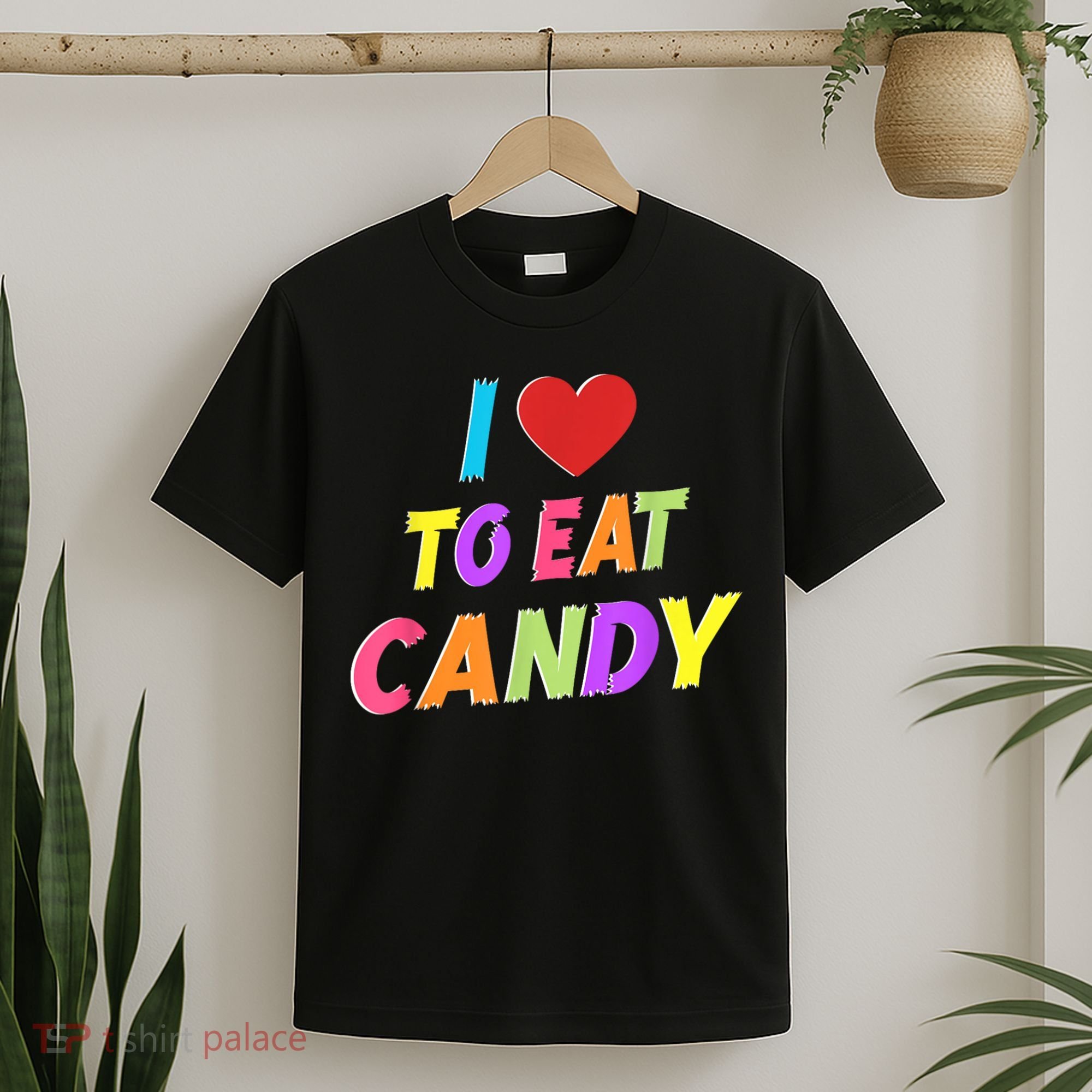 I Love To Eat Candy I Am Candy Funny Couple Matching T-Shirt