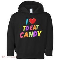 I Love To Eat Candy I Am Candy Funny Couple Matching Toddler Hoodie thumb 0