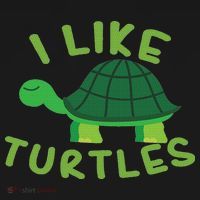 I Like Turtles Tortoise Sea Animal Funny Gift Coaster thumb 2
