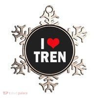 I Love Tren Bodybuilder I Heart Tren Funny Ornament thumb 0