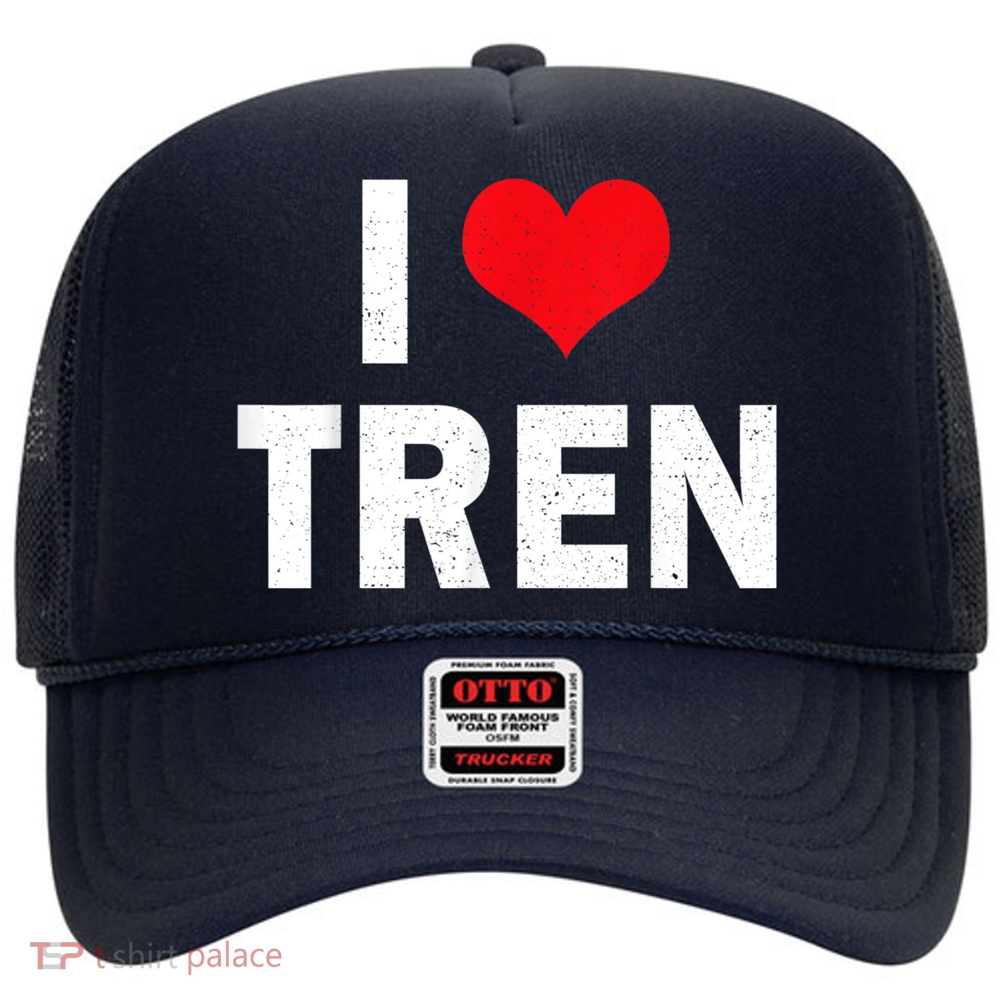 I Love Tren Bodybuilder I Heart Tren Funny Hat