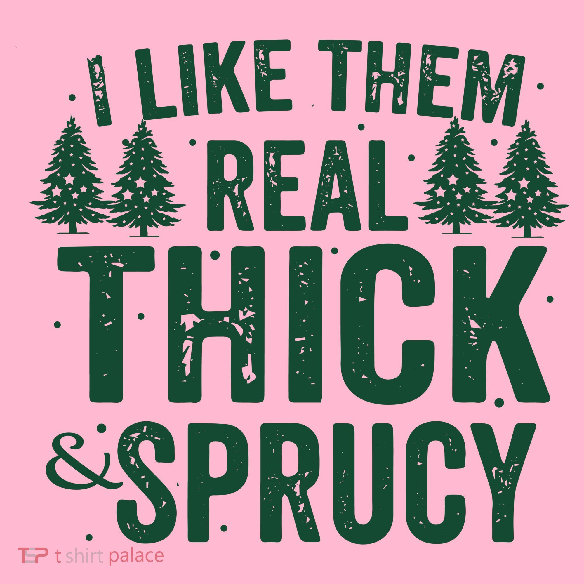 I Like Them Real Thick And Sprucy Funny Christmas Coaster