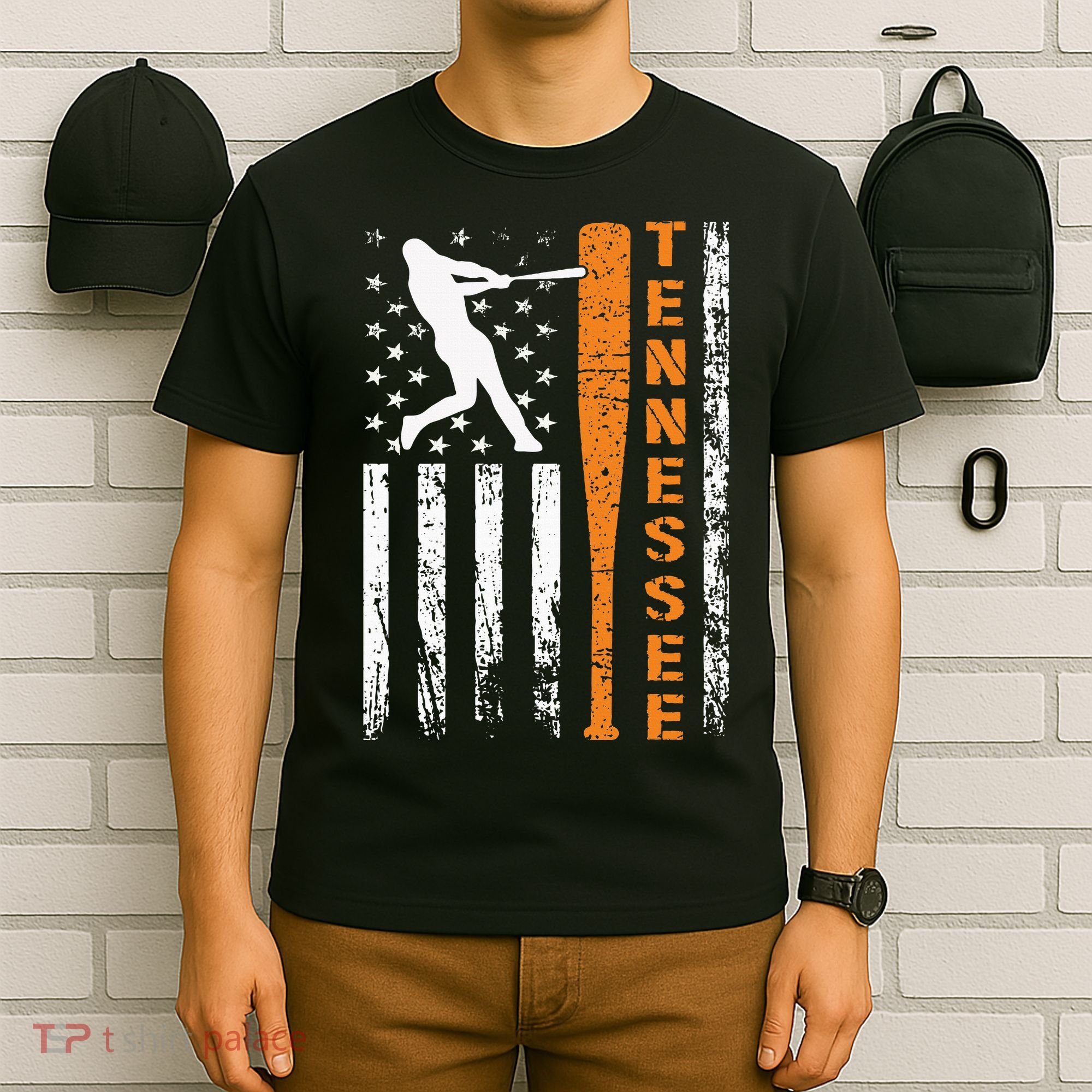I Love Tennessee Souvenir Tennessee Us Flag Outfit 2024 T-Shirt