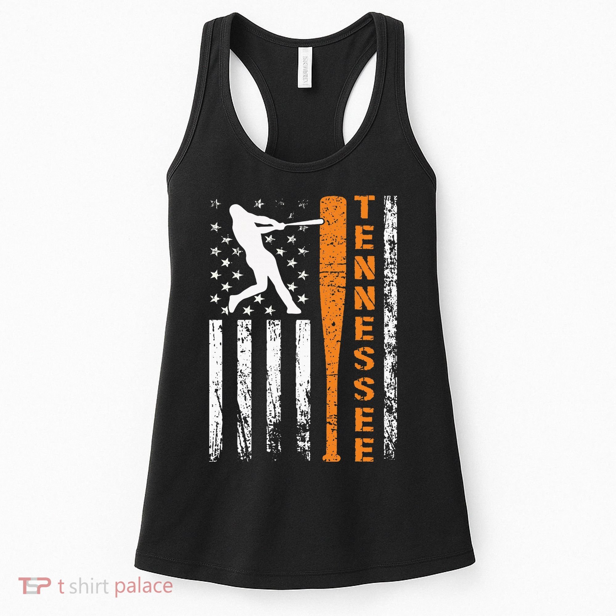 I Love Tennessee Souvenir Tennessee Us Flag Outfit 2024 Women's Tank Top