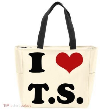 I Love TS Tote Bag