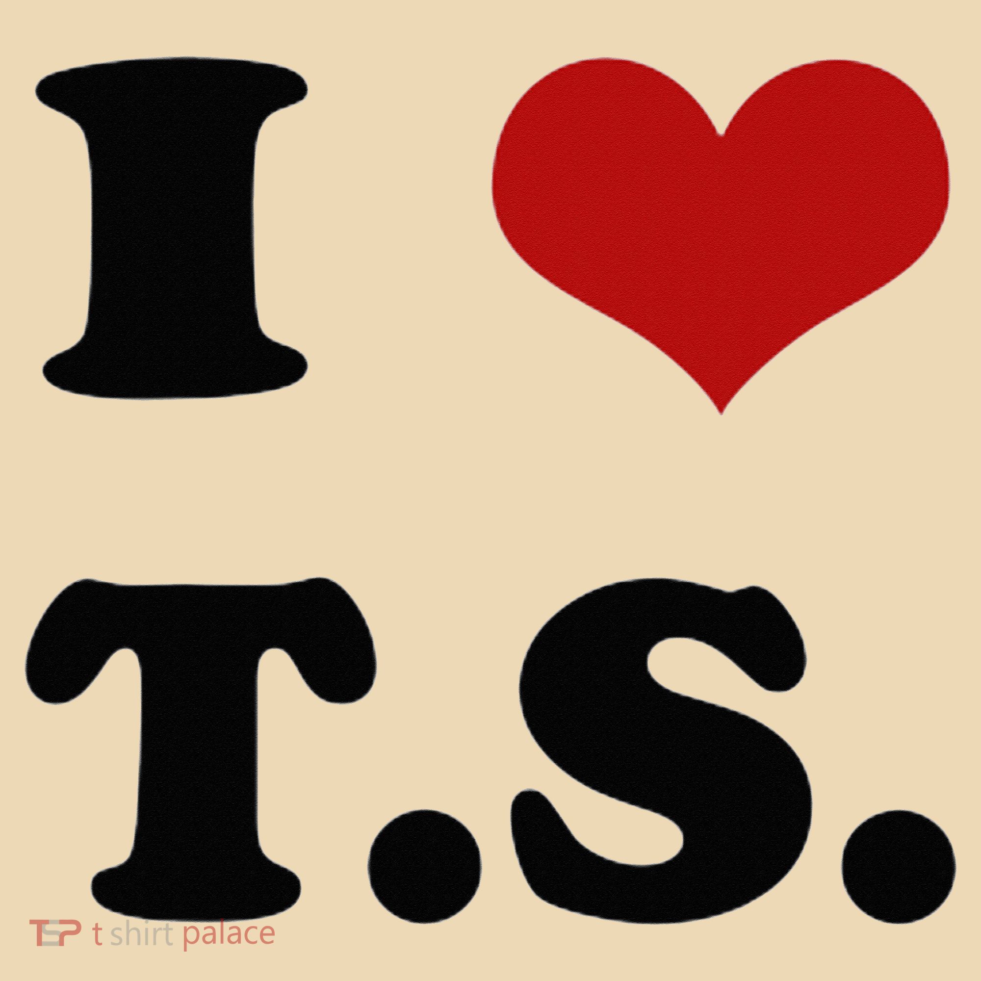I Love TS Tote Bag
