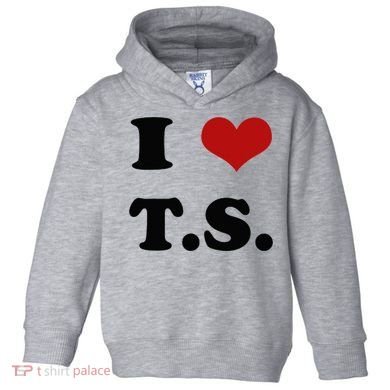 I Love TS Toddler Hoodie