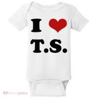 I Love TS Baby Bodysuit thumb 0