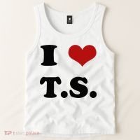I Love TS Tank Top thumb 2