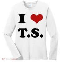 I Love TS Women's Long Sleeve Shirt thumb 0