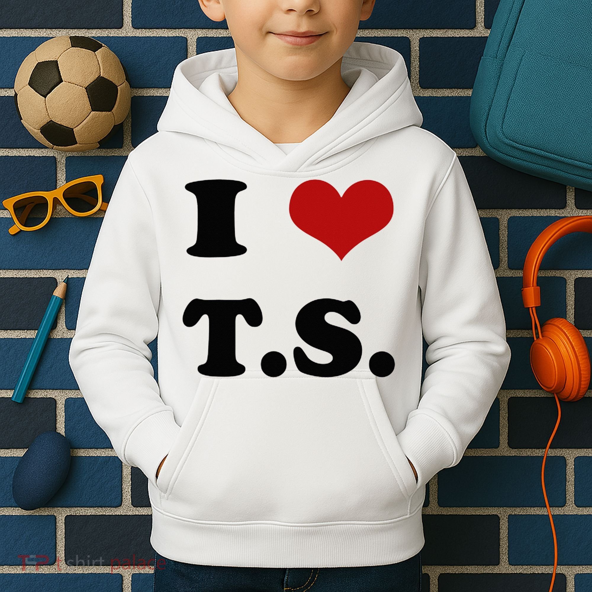 I Love TS Kids Hoodie