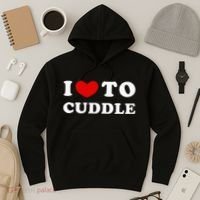 I Love To Cuddle Hoodie thumb 3