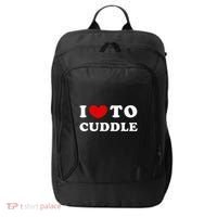 I Love To Cuddle City Backpack thumb 0
