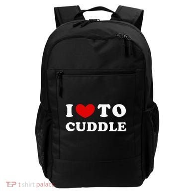 I Love To Cuddle Backpack