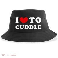 I Love To Cuddle Sustainable Bucket Hat thumb 0