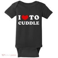 I Love To Cuddle Baby Bodysuit thumb 0
