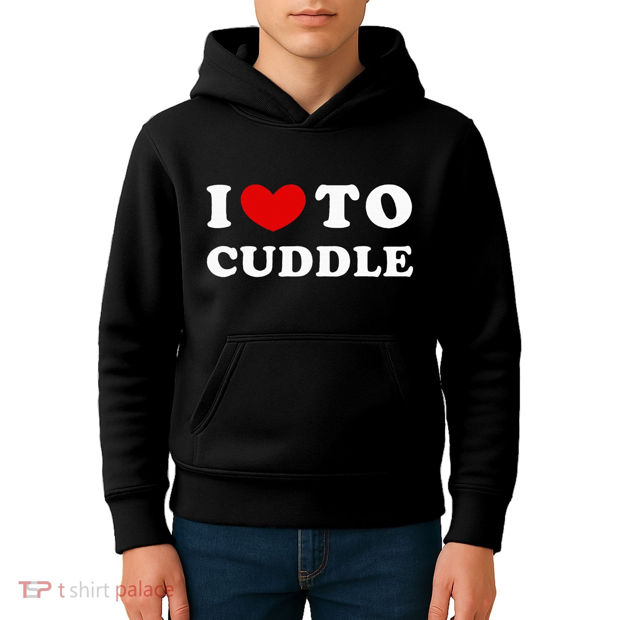 I Love To Cuddle Kids Hoodie