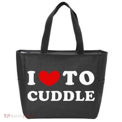 I Love To Cuddle Tote Bag