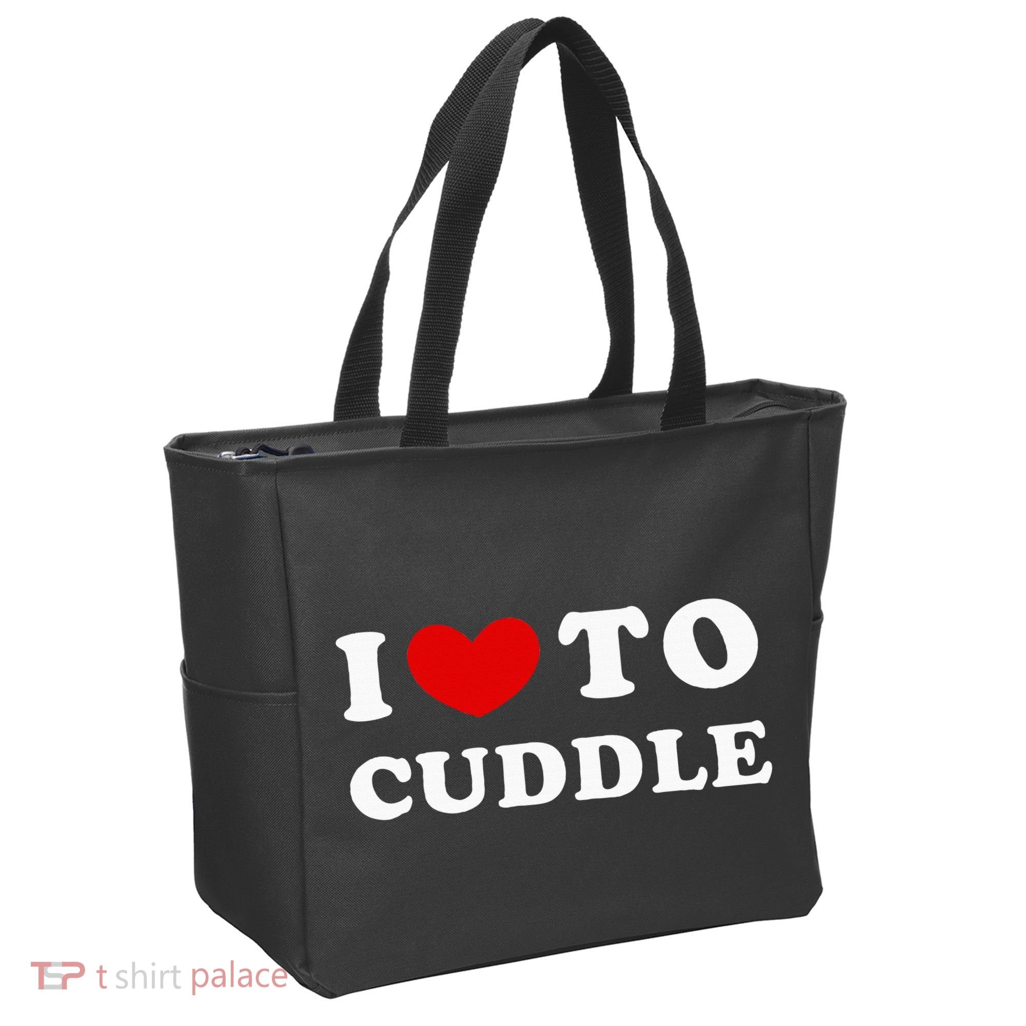 I Love To Cuddle Tote Bag
