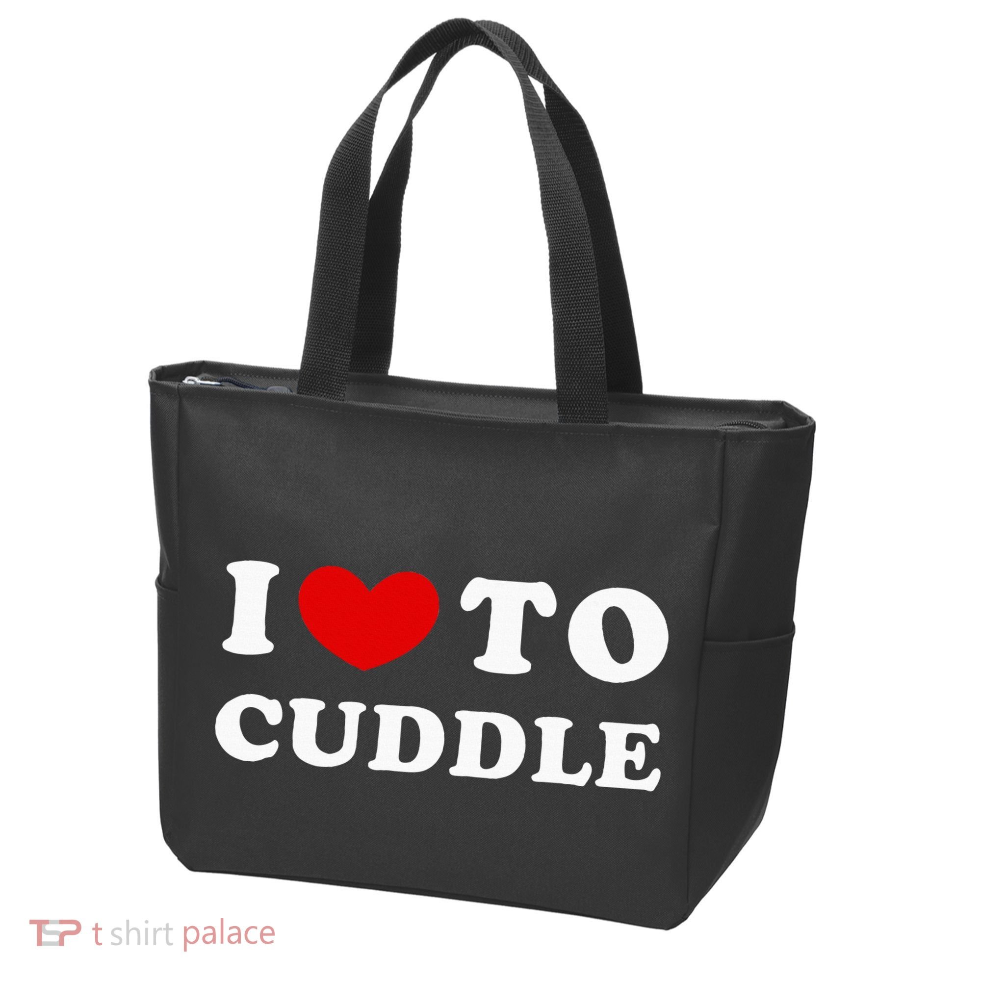 I Love To Cuddle Tote Bag