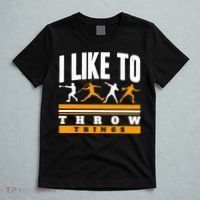 I Like To Throw Things Track And Field Thrower Shot Put T-Shirt thumb 5