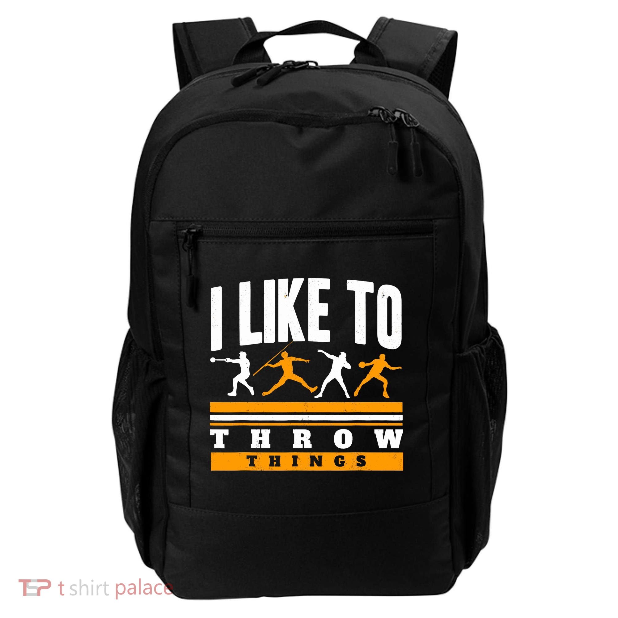 I Like To Throw Things Track And Field Thrower Shot Put Backpack