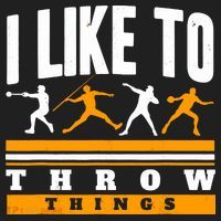 I Like To Throw Things Track And Field Thrower Shot Put Beanie thumb 2