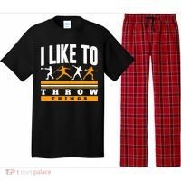 I Like To Throw Things Track And Field Thrower Shot Put Pajama Set thumb 0
