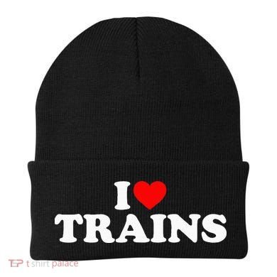 I Love Trains Beanie