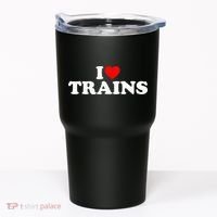 I Love Trains Tumbler thumb 0