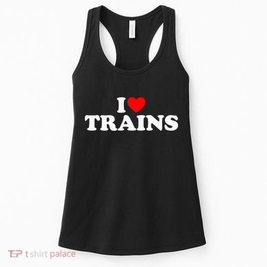 I Love Trains Women's Tank Top