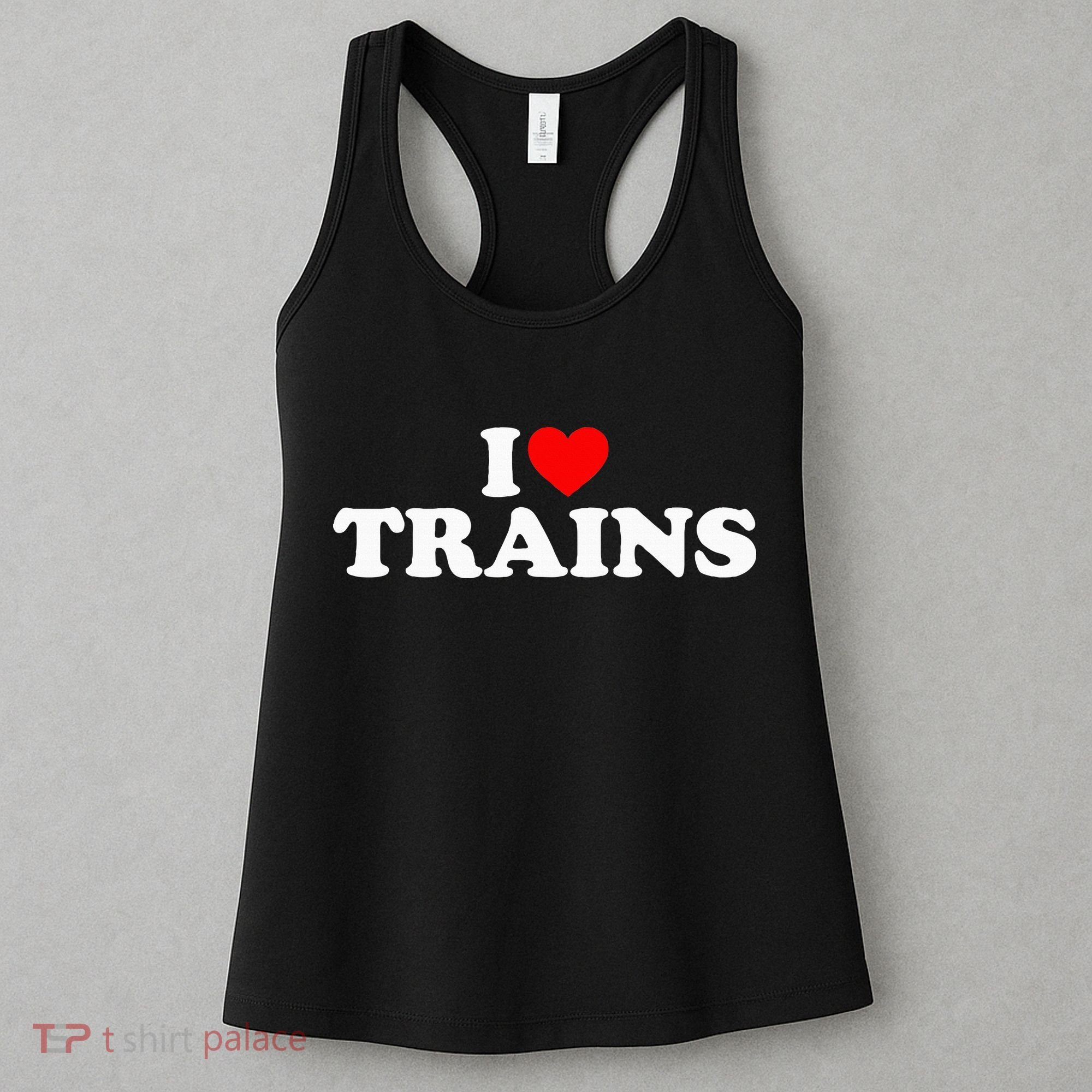 I Love Trains Women's Tank Top