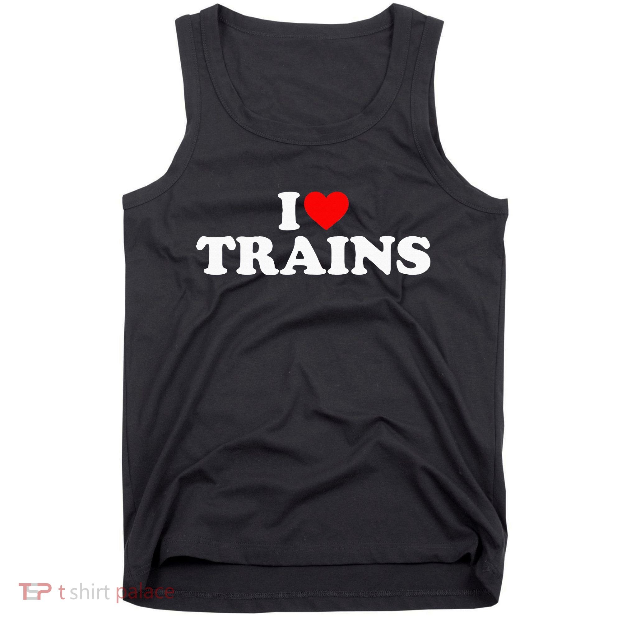 I Love Trains Tank Top