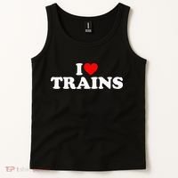 I Love Trains Tank Top thumb 2