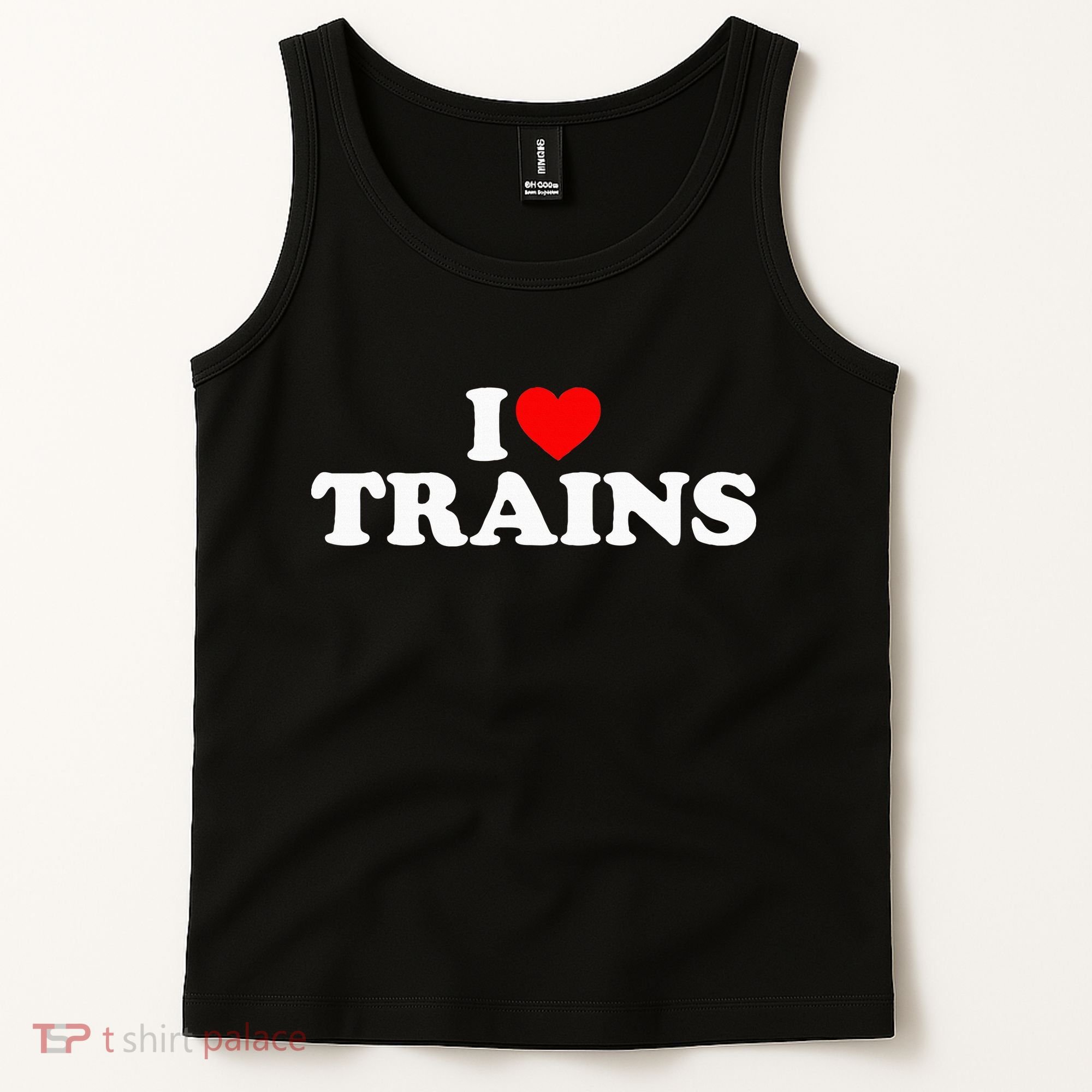 I Love Trains Tank Top