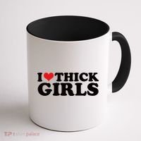 I Love Thick Girls Coffee Mug thumb 1