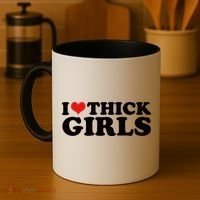 I Love Thick Girls Coffee Mug thumb 4