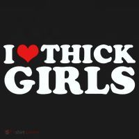 I Love Thick Girls Coaster thumb 2